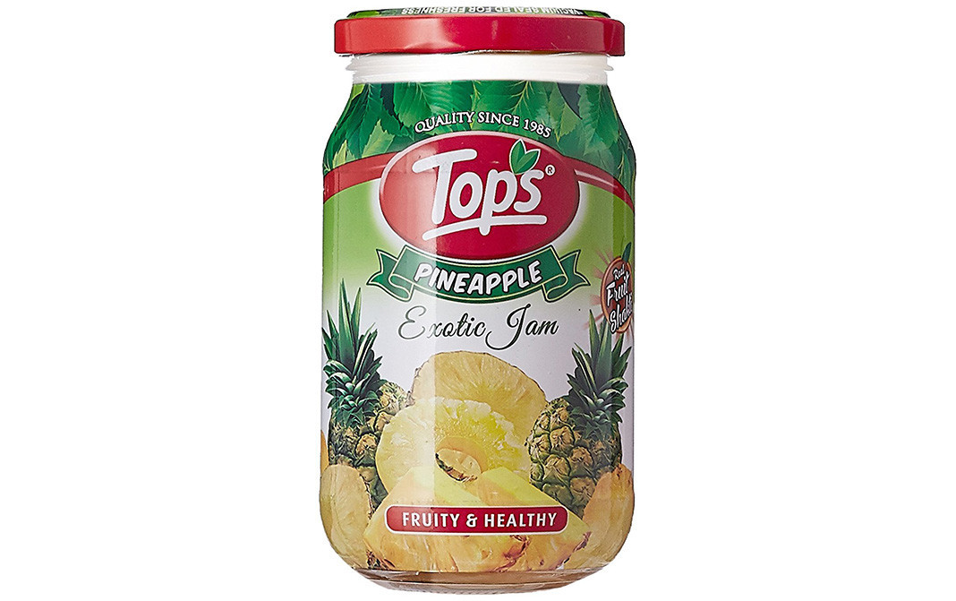 Tops Pineapple Exotic Jam   Glass Jar  500 grams